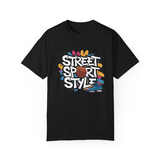 Street Sport Style - Unisex Garment-Dyed T-shirt